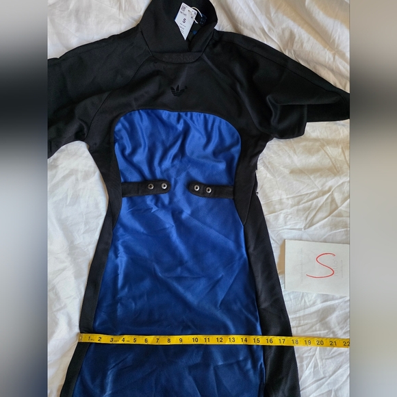 Adidas blue version Originals Women's Dress Maxi Blue/black BNWT - Picture 7 of 16